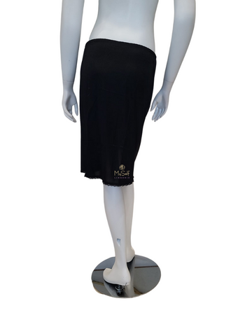 Slimit SLM2570 22" Black Slimit Nylon Half Slip myselflingerie.com